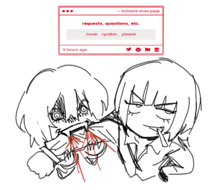 losteyrie's tweet photo. I don't know how to ryodon #Tbh This is all i have https://t.co/215wpkuOw7