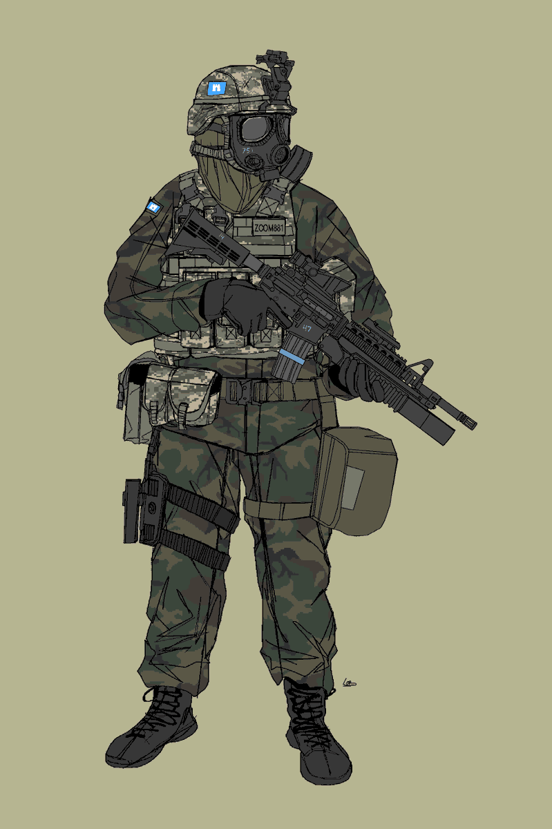lobberstorm141's tweet photo. another piece of fan concept art related to Plague Inc: the Z-Com soldier during the necroa virus outbreak. https://t.co/l7dnx86OYl