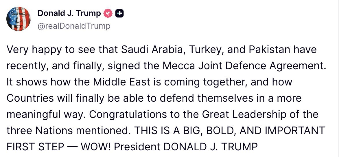 Salansar1's tweet photo. I genuinely admire how @realDonaldTrump views US allies carrying their weight. This approach will surely strengthen US interests globally, reduce the need for direct US involvement, and advance broader US strategic objectives, despite the traditional thinking in some circles in Washington, D.C