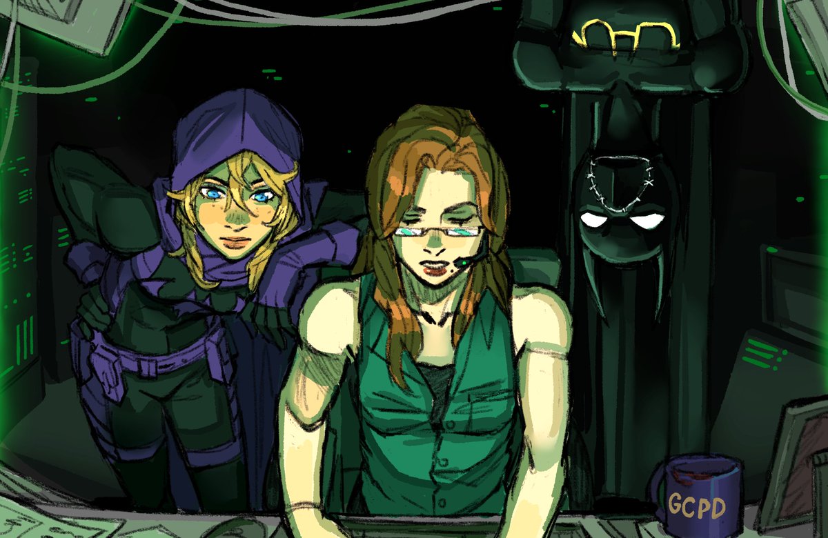 01SupaMonke's tweet photo. #batgirls sketch https://t.co/xakm2qNuJe