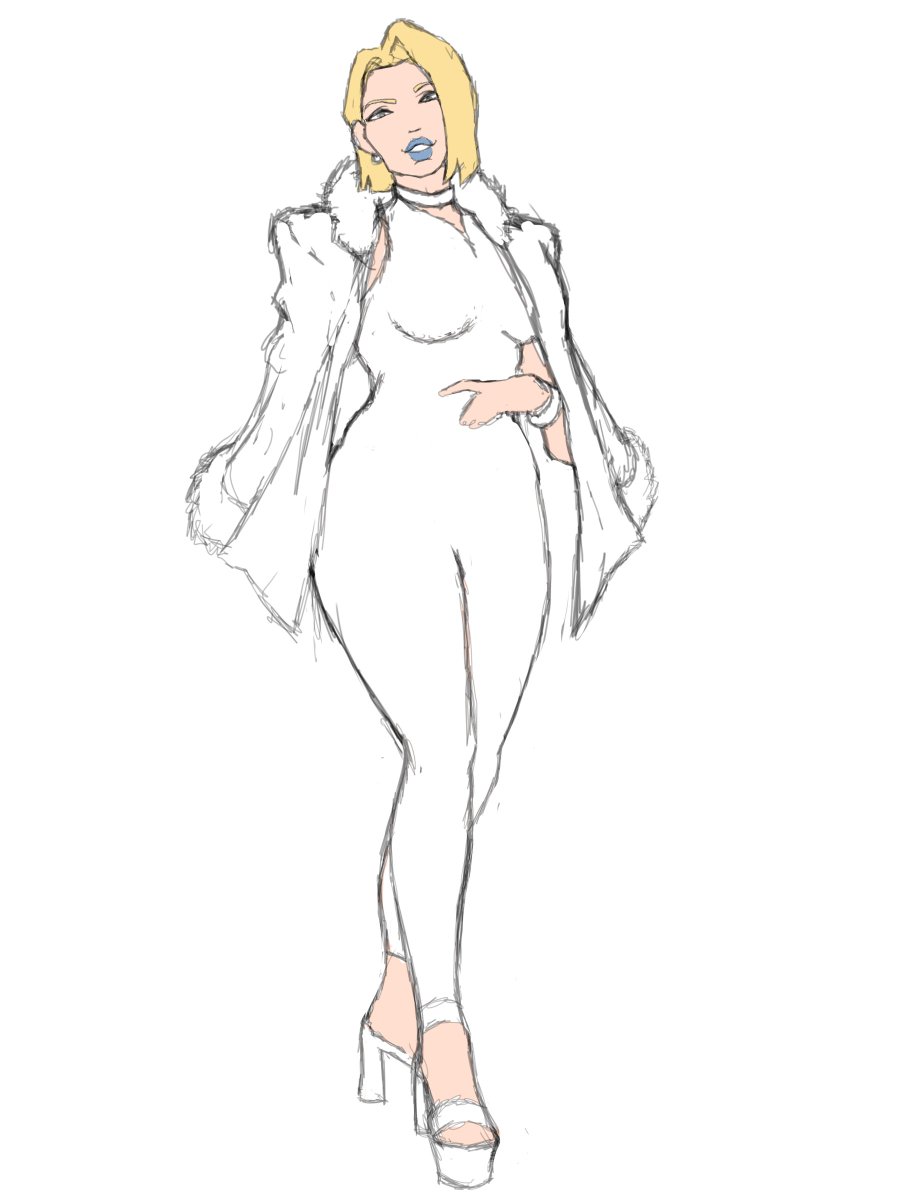 Solarpleexus's tweet photo. Emma Frost WIP. #marvelart #MarvelRivalsㅤ https://t.co/dKKU4SquE1
