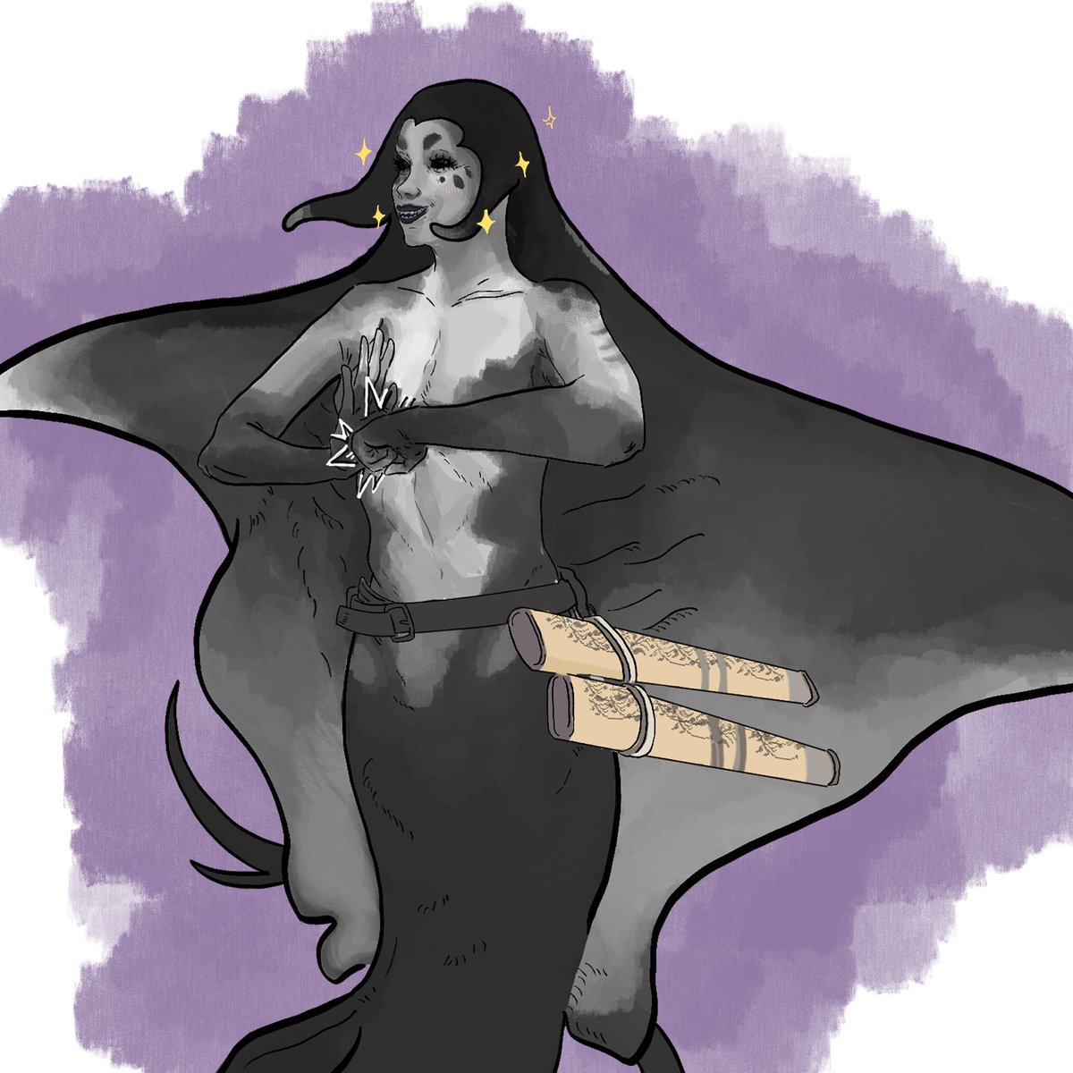 SaberHugstalk's tweet photo. Art for TheLionsCub! It was my pleasure to draw this character. https://t.co/iDtS1aYfbz