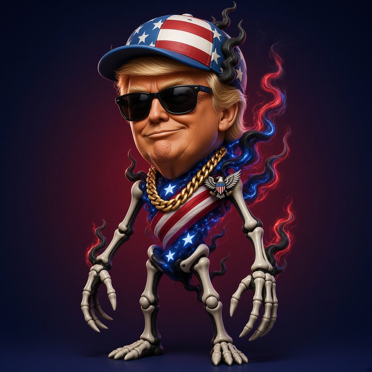 GregoryMkrt's tweet photo. Asked Grok to parody Voidlings.

He cooked.

Elon in the void. Trump in the void.
Same language. Different faces.

Real Voidlings on Base:
https://t.co/CXvWxJ0Vja

#Voidlings #NFT #Base #OpenSea #Grok #NFTArt https://t.co/dCRSmOL2Q5
