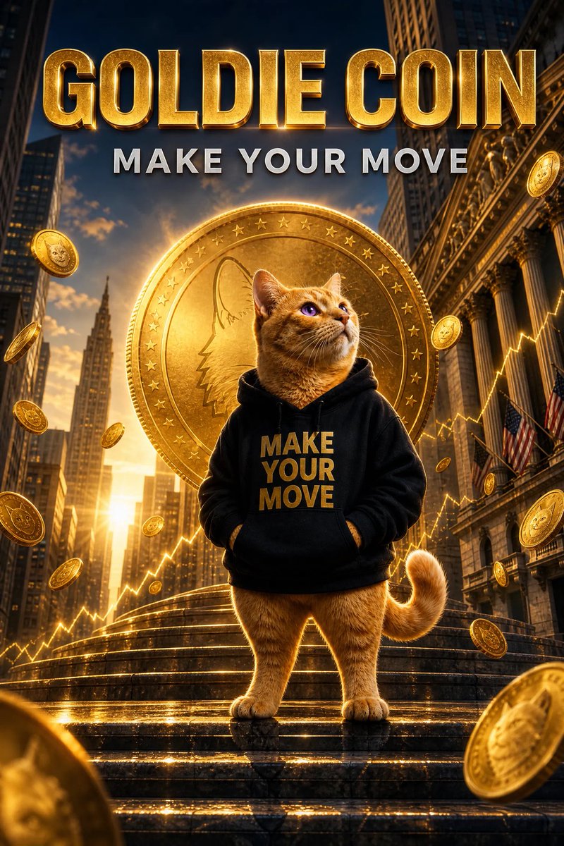RichgoatDev's tweet photo. The old guard had its moment. Now it’s time for a new kind of market energy—community-powered, meme-driven, and unmistakably golden. Goldie Coin is here to make its move.
Make Your Move.
#GoldieCoin #MakeYourMove #WallStreetEnergy #CryptoCommunity #MemeEconomy #Web3Movement #sol https://t.co/2Sv4xEg8Dq