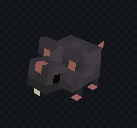 Pedrohjv's tweet photo. Learning how to edit modded models with resource packs.
(Rat from @TeamAbnormals mod Caverns &amp; Chasms)

#minecraft #blockbench https://t.co/FI3hBbnWOP