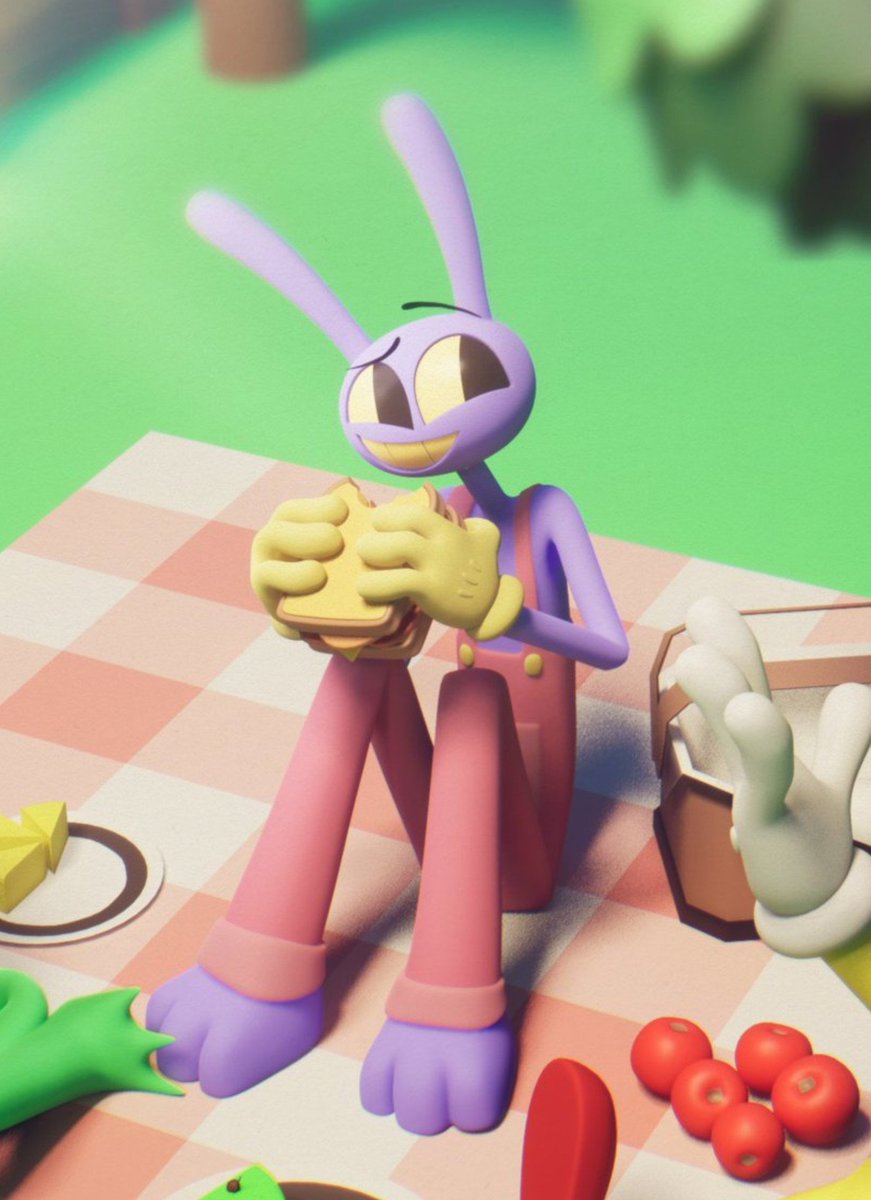 dromoral6241's tweet photo. Sandwich funnybunny 🥪💜❤️ https://t.co/odZORue1Gy