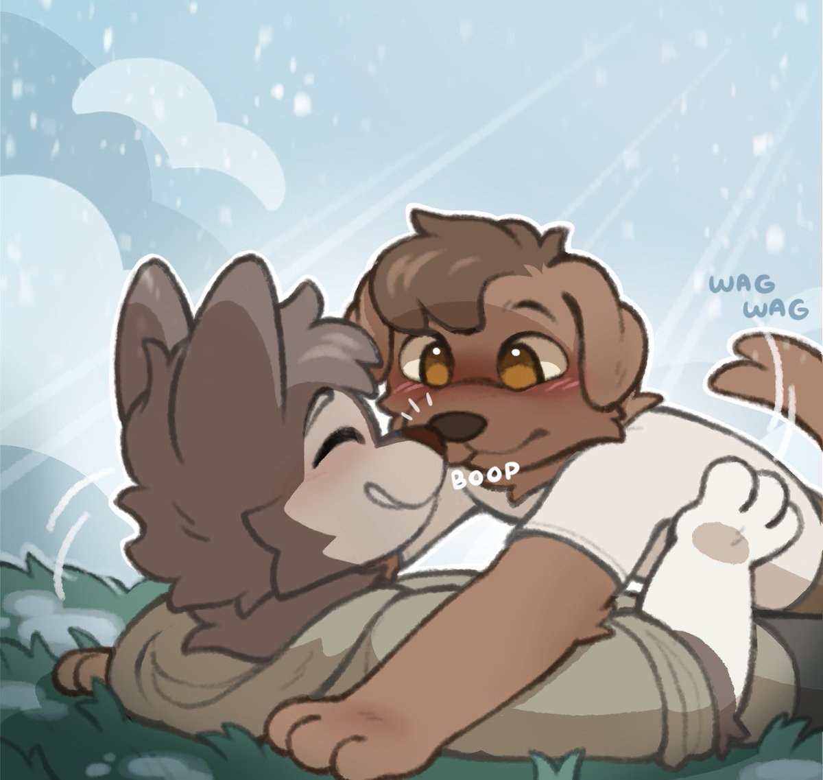 MeteorMutt's tweet photo. It was these two friends https://t.co/ImkWO4YXrl