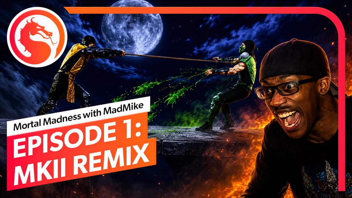 Kamidogu's tweet photo. Join us on August 17 at 6pm EDT as @mikejones_mad streams his first episode of Mortal Madness! First up: Mortal Kombat II Remix. Hope to see you there kombatants 👊
https://t.co/RyRMcDf52Y https://t.co/5oRAoLoR9T