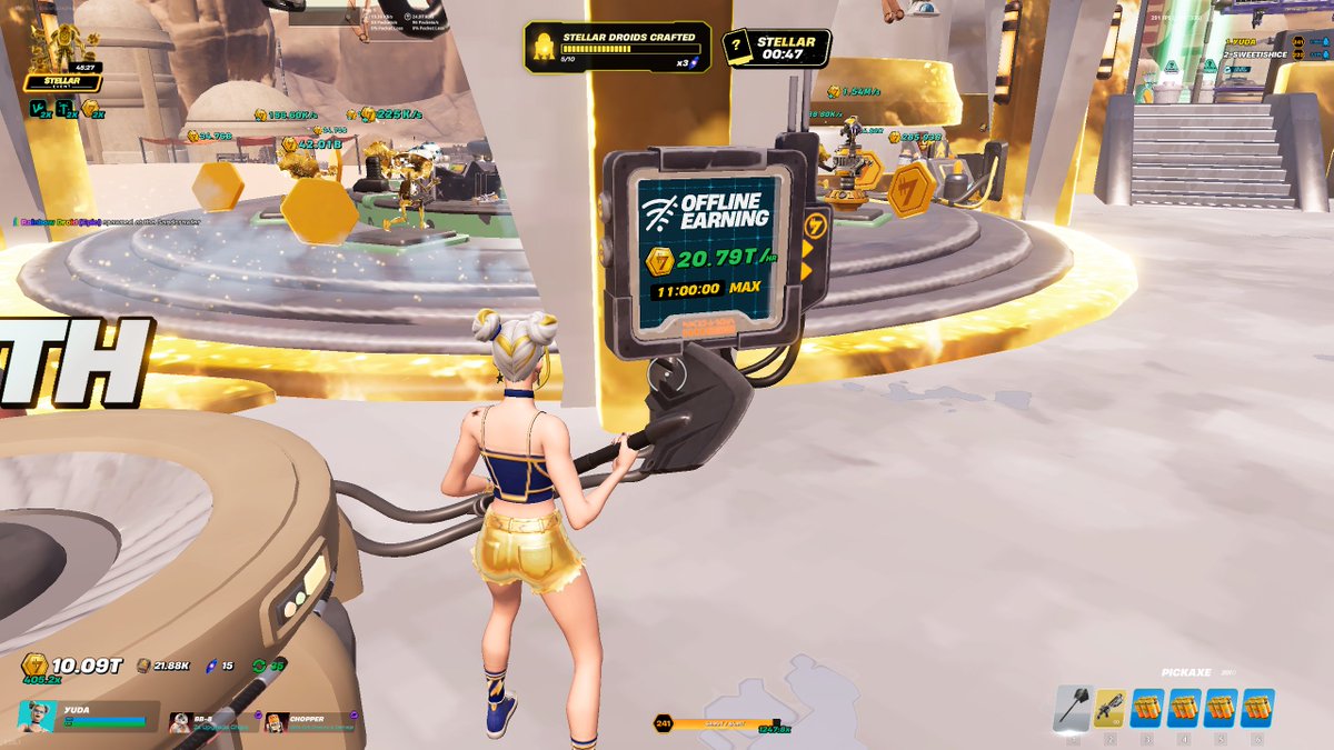 YudaStreams's tweet photo. @LEGOMoonNite Yes its incredibly worth it, you get insane upgrades the more you do it! https://t.co/0RgpXX7H3r