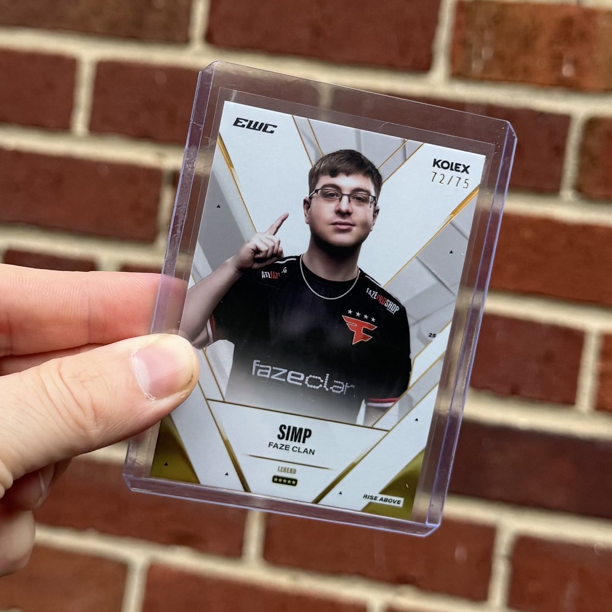 lu1gi_csgo's tweet photo. Taking offers on this @SimpXO card 🔥 

#’d out of 75 of a multi-time World Champion 

#KolexCards | @EWC_EN https://t.co/zzQUYaiX68