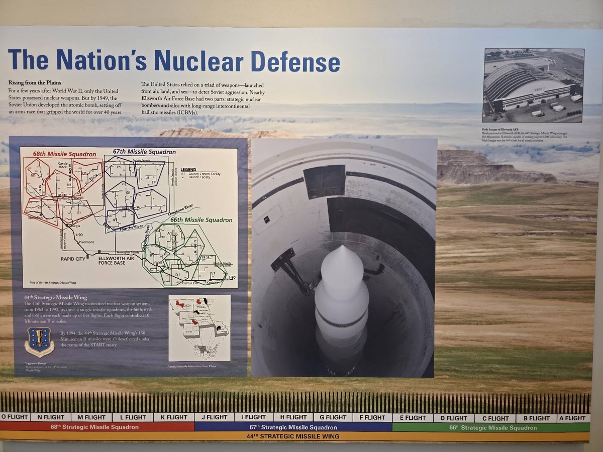 Jason_Cycles's tweet photo. Got to see the Minute Man Missile National Historic Site. This place was pretty cool and interesting to see an old nuclear missile. https://t.co/i6zlbgXpl7