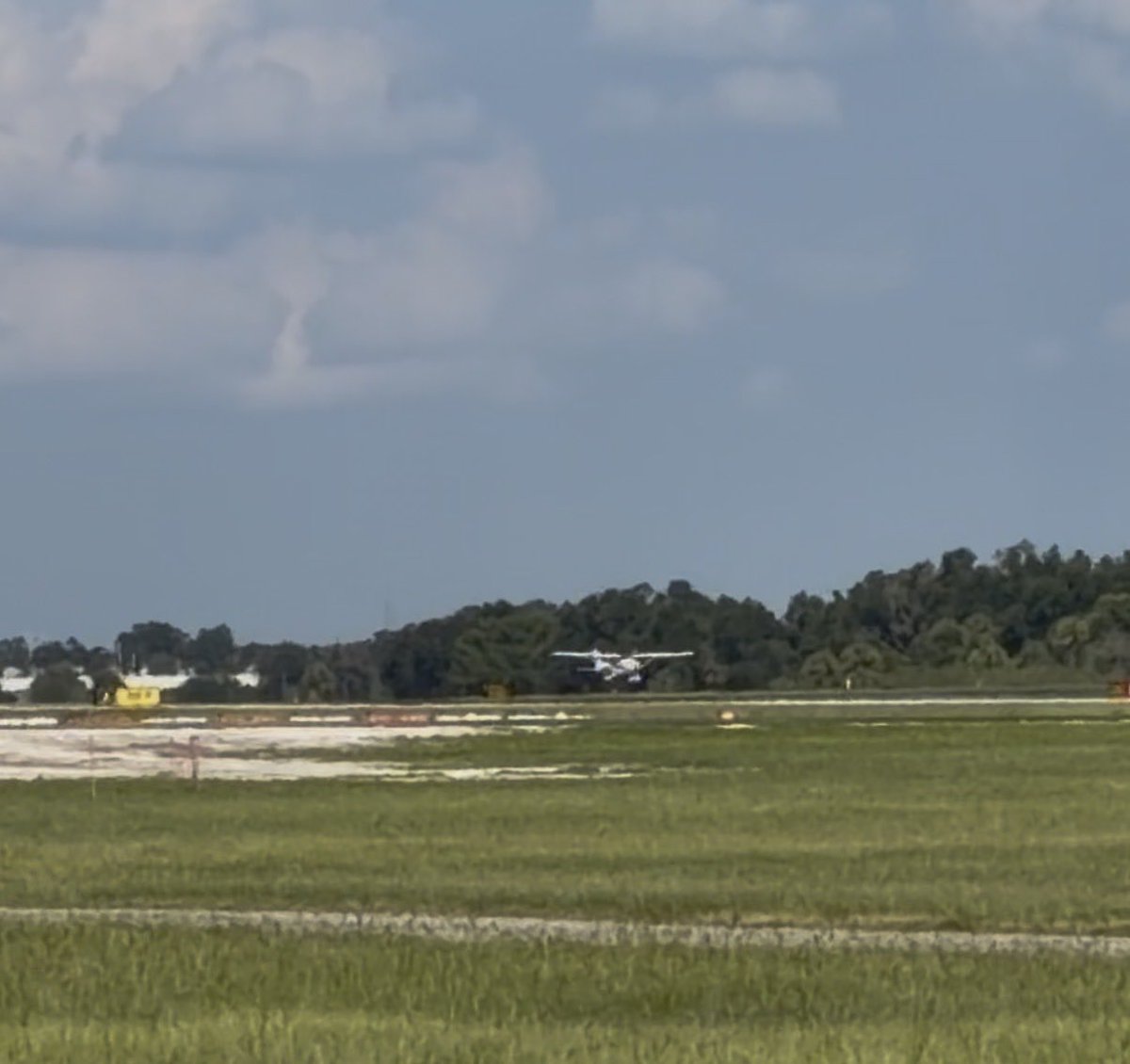 sborden76's tweet photo. You train for a lot of scenarios during the CFI rating, but the weight of letting that first solo go is nerve wracking.  

He did good. https://t.co/ESRWaJ8D2R