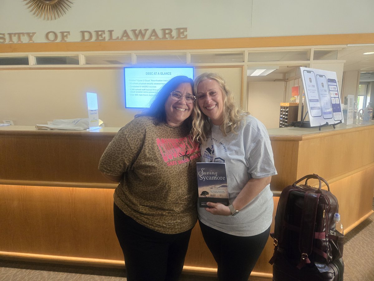 HudgensMolly's tweet photo. 💙ed sharing our @CMOHSociety @TheFirstMedals @CitizenHonors @SafeSchoolsorg @dbc_inc #savingsycamore story w/safety specialists at the 2026 @DelawareEMA @delaware_gov School Safety Conference @udelaware. #gobesomekidshero #Psalm91 #safeandsoundschools #dbcincbooks #mohstrong https://t.co/CTKxaxwSGs
