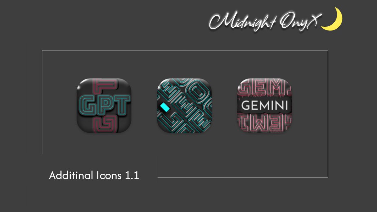 MyLoveJewels's tweet photo. Added some Icons βπ₯
π #OnyX #Midnight Icons
Check out here :
π₯ https://t.co/k68NaNPzpN
#MyIconPacks
#chatgpt
#leo
#Gemini https://t.co/DyLVDajKLD