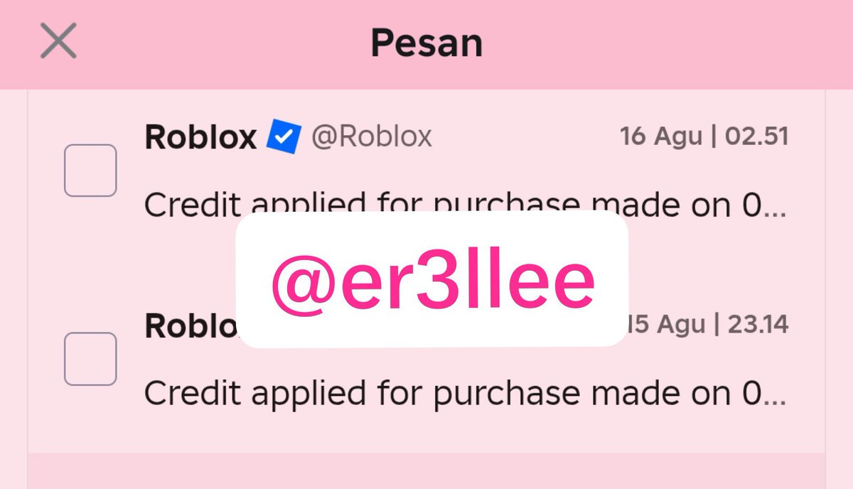 er3llee's tweet photo. morning! want to sale robux via username🙆‍♀️
robux clean yaa ini hasil refund item yg roblox take down^^

take all 227r : 33.200
kalau mau ecer ratenya di 148/r yaa🤗

ada proof yap, yuk jajann😋

tags: robloks roblok robuks robuk sale visend usn 
#zonajajan #zonauang https://t.co/icX0huIDxx