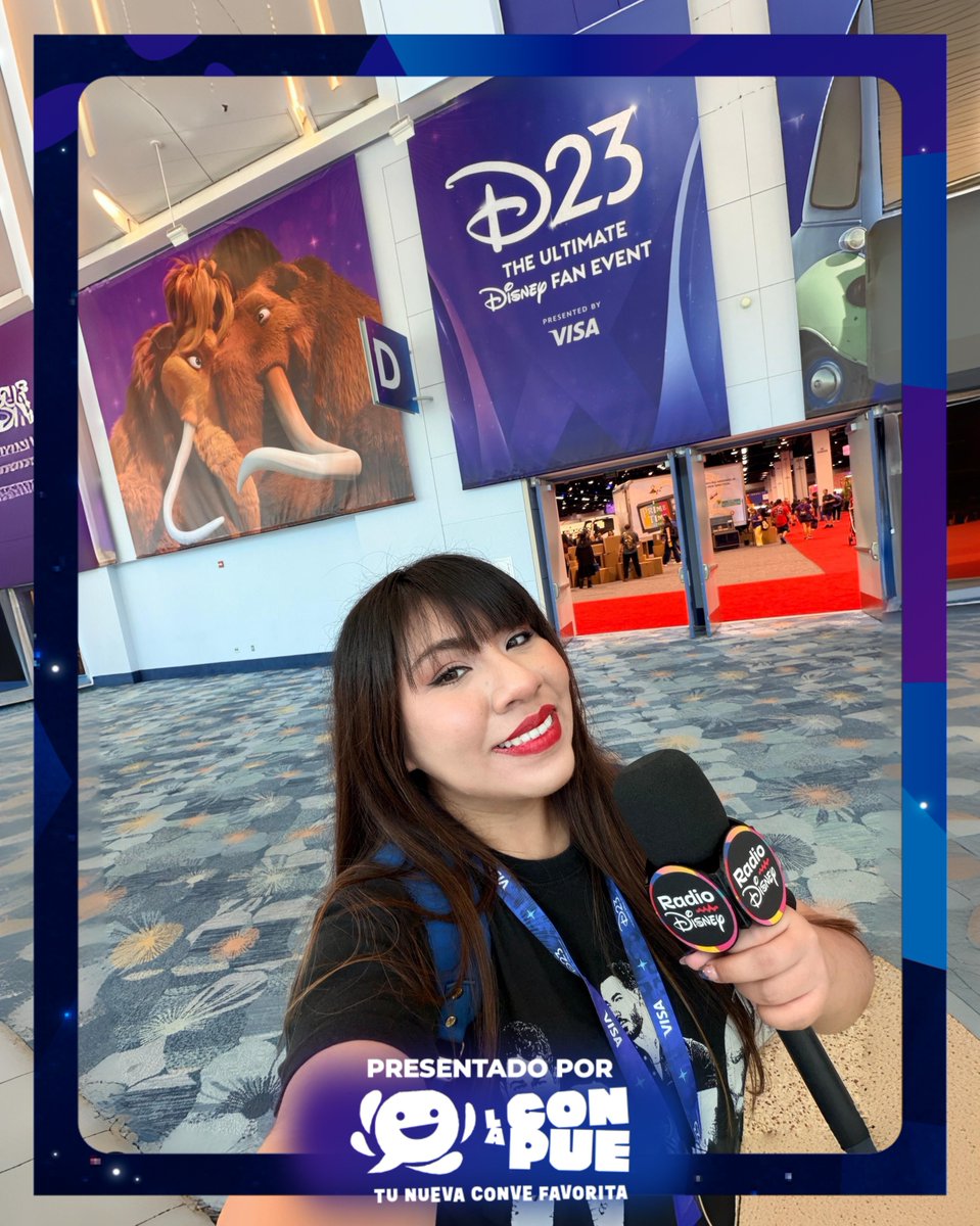 RadioDisneyMX's tweet photo. ¡Último día en la D23 y la magia no se detiene! ✨ Entre reliquias galácticas, archivos secretos de Disney y tecnología del futuro, en tu radio te traemos lo mejor de este universo. 🎬⚡️

Presentado por @laconpue, tu nueva “Con” favorita.

#D23 #LaConPue #DisneyMagic @maingamegg https://t.co/jy3mxZPArW