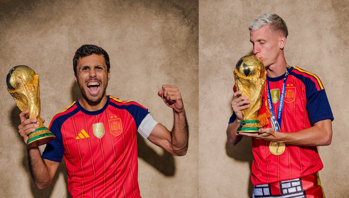 RenCompilador's tweet photo. Fútbol Club Barcelona 2026-2027:

Titulares indiscutibles de la campeona del mundo: Cubarsi, Rodri, Olmo, Lamine.  

Jugador que alterno protagonismo con revulsividades: Pedri.

Jugador que como David Silva jugó de titular un partido en el Mundial: Gavi

Pocos minutos: Eric https://t.co/2oAUZnlbNy