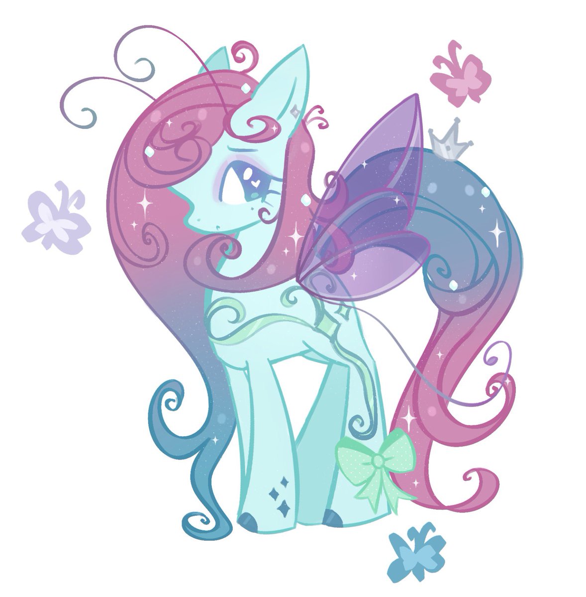 rosechuupony's tweet photo. pastel fairy pony #mlp #mylittlepony https://t.co/t9pmiyXACO