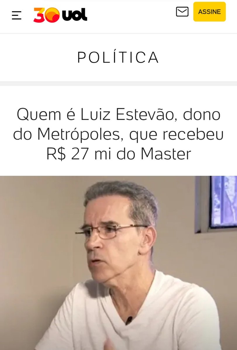 JonesPresida26's tweet photo. Por que você não fala do avanço do patrimônio do dono do seu portal, Guilherme? https://t.co/Hw55QKJBoQ