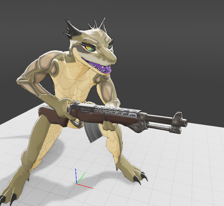 FlofsLoft's tweet photo. vyper update redesigned her primary weapon #Deadlock #deadlock https://t.co/Qfxwkgoypr