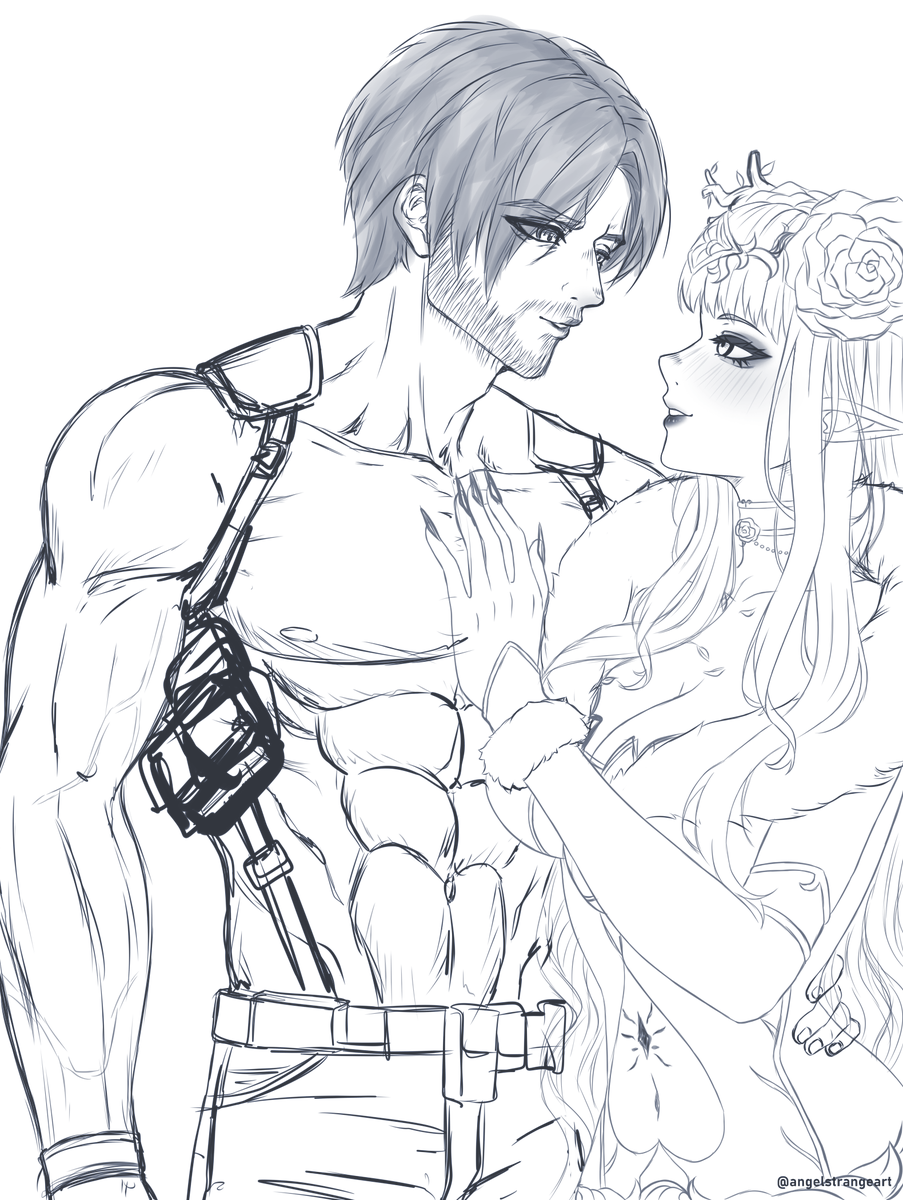 Angelstrangeart's tweet photo. un pequeño sketch xd me pregunto si estaría bueno dibujarlos detonando 😈 https://t.co/9XsbBQ3Huj