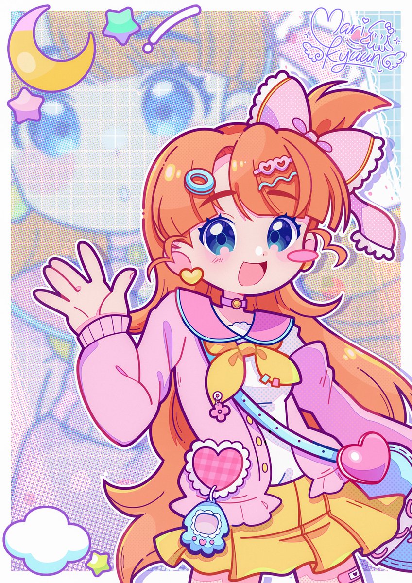 marikyuunVT's tweet photo. I was a camera streamer for 2 years, but always had a little corner of my overlay dedicated to showcasing my artwork... so one day I thought: "why don't I BECOME my artwork??" https://t.co/mGlhM58ola