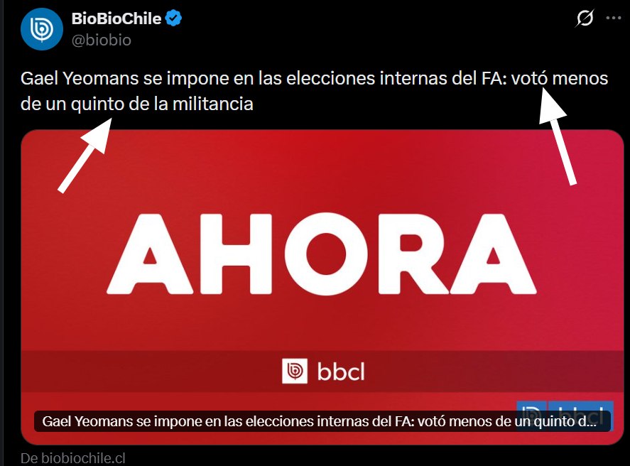 Javilugr's tweet photo. @biobio 🤣🤣🤣🤣🤣🤣🤣🤣🤣🤣😅😅😅 https://t.co/dehiTbx4cB