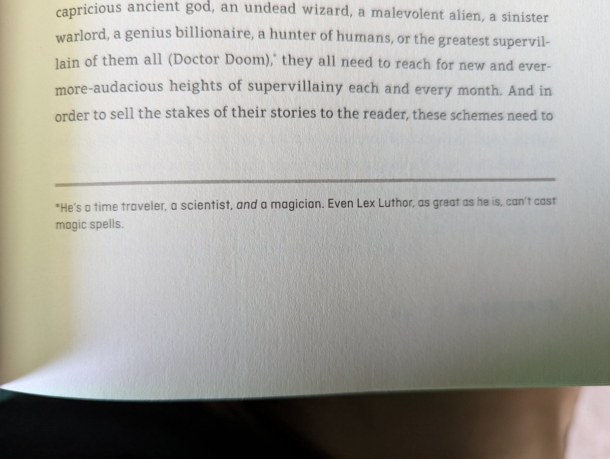 DARUSSIANBADGER's tweet photo. doctor doom is the greatest supervillain because he is a time traveler, a scientist, AND a magician (from how to take over the world by ryan north) https://t.co/IqMbp9vWAy