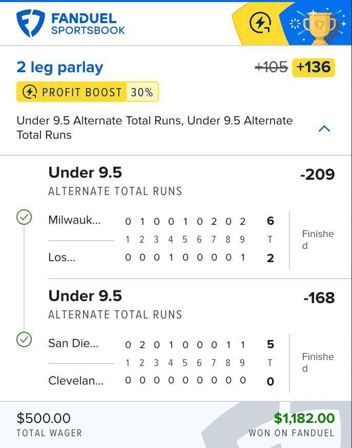 JimmySportPicks's tweet photo. 💰 CASHHHHHHH IT!

✅ MLB Double Up

ANOTHER ONE!

Smash like ❤️ if you tailed me! https://t.co/OLfyJ8sPgE