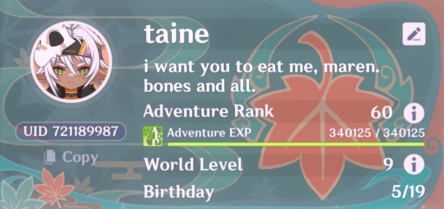 777taine's tweet photo. the trick to good namecard combos is to look at their eyes https://t.co/vaEfnEtAjL