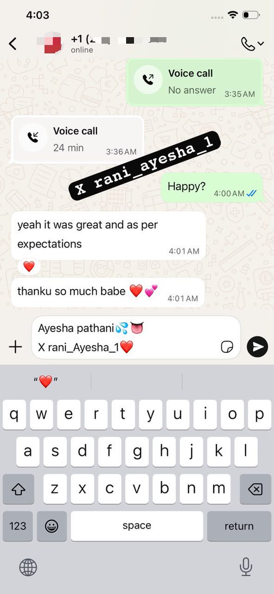 rani_ayesha_1's tweet photo. Customer's reviews 😘❤️
Jo new hain onky liya proof hain 😁❤️
All video call show available 🥵💦👅
WhatsApp 03274571092 🥵💦💋
Kindly repost and tweet guyzzz🥺❤️💋
1k followers complete coming soon💋😘 https://t.co/E60E2PLEce