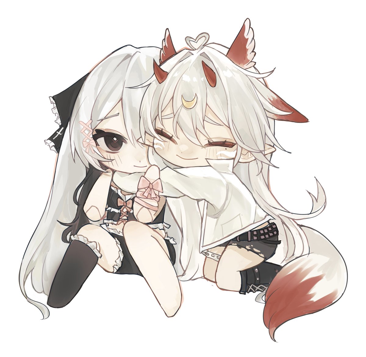 Kyusariii's tweet photo. Even when your clouds grow dark, I'll be the little light ♡ besides you to keep you going <33 🤍 https://t.co/gHE31s6Tki
