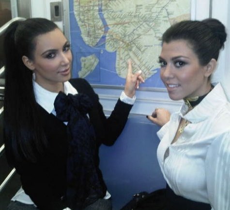 lohanisgod's tweet photo. kim and kourtney kardashian take the subway for the first time, 2010 https://t.co/Jz6SXgRDvn