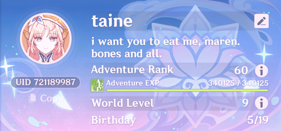 777taine's tweet photo. the trick to good namecard combos is to look at their eyes https://t.co/vaEfnEtAjL