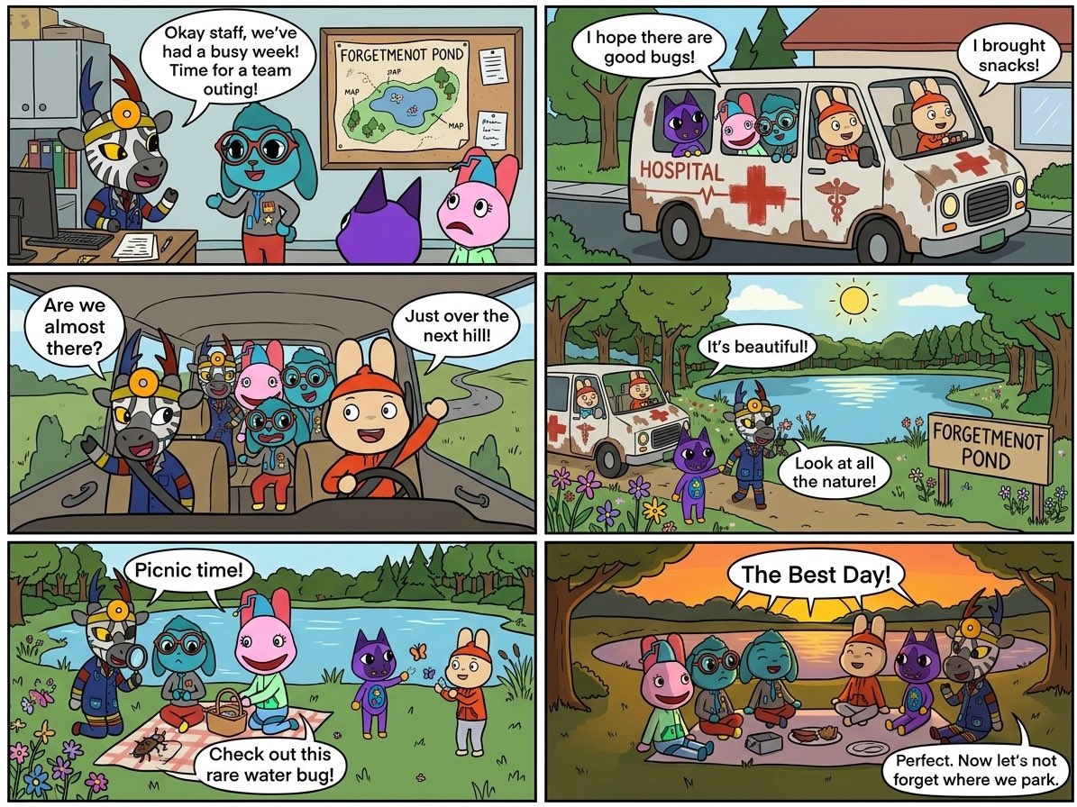 StarSplatToons's tweet photo. 🎨AI Generated Animated Comics Fan Art Spotlight Time! This day, we are showcasing a fantastic set of Four Posts on Animal Hospital &amp; Verity! https://t.co/rH9uOsSJAC