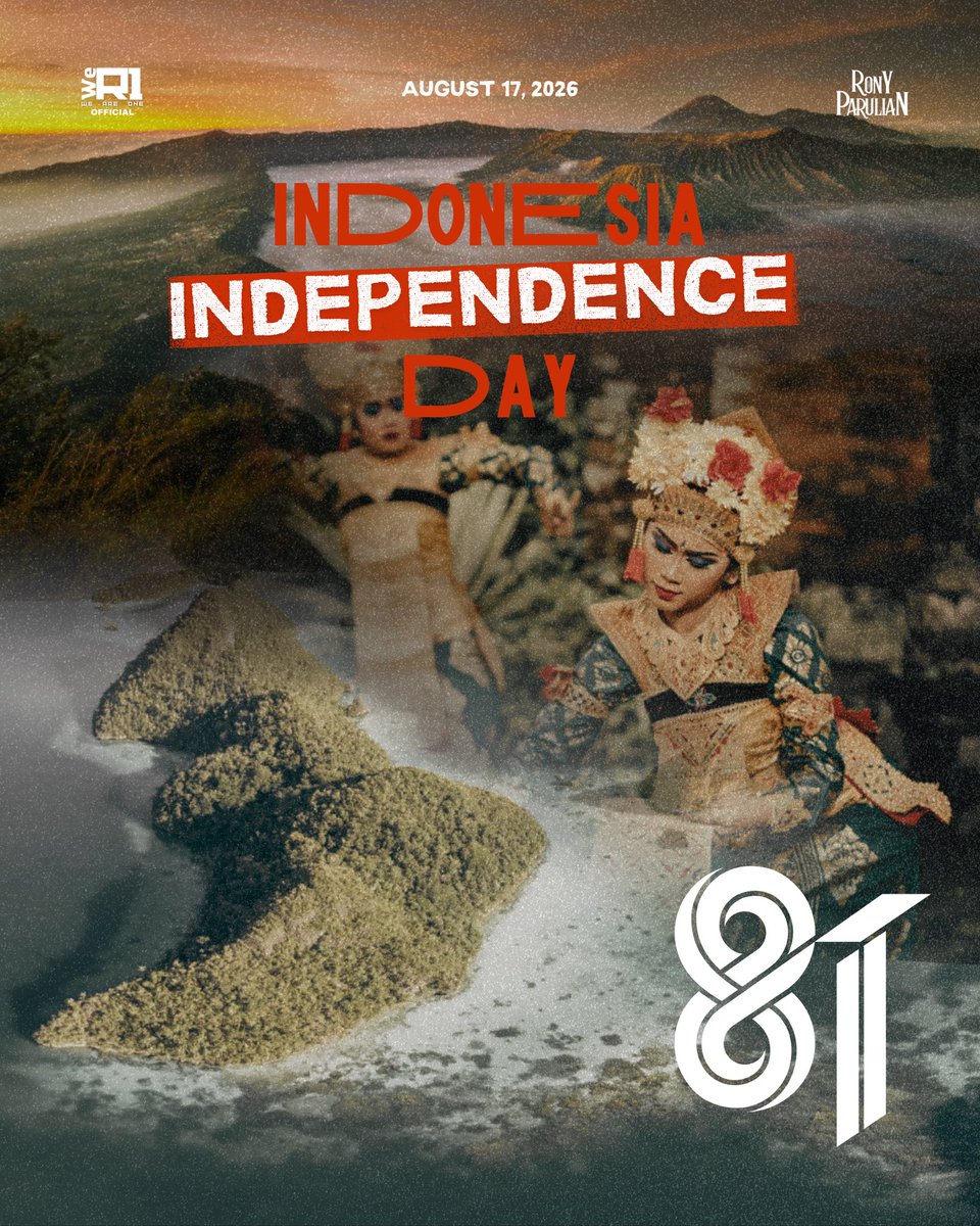 we_r1official's tweet photo. Dirgahayu Republik Indonesia ke-81!
Semoga kelak kemerdekaan jadi satu hal nyata bagi seluruh rakyatnya 🇮🇩 https://t.co/fsU1K7yFAI