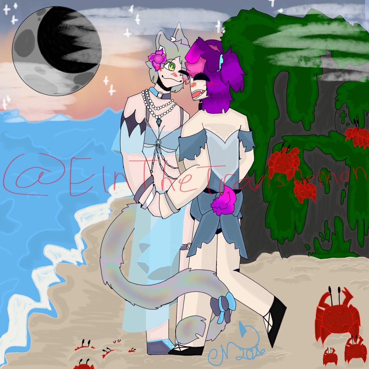VeeCea77350's tweet photo. GUYS GUYS ITS DONE IM LEGIT CRYING RN 
THE ART I COMMED @TheTransDemEin FOR 
I LOVE IT SO MUCH https://t.co/sJFY74UeoN