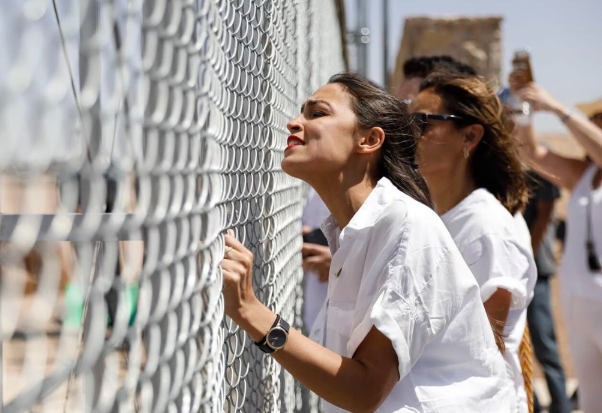 ZeynabDay's tweet photo. One moment that changed my views on politics and shaped me and my understanding of how quickly celebrity molds people, because I was there, behind the scenes:   

I KNOW the photos at the fences AOC took were staged! I remember getting the photos to push for BNC, and I was like, "I don't know about this."   

Why was I struck? Because I knew she skipped the actual rally at a detention center in Texas that fellow BNC slate members Anthony Clark, Cori Bush, and Amy Vilela went to, which she was also scheduled to go to but canceled due to an interview she had booked on a late-night talk show that night.   

I don't know what her emotions were. I can't say if those were inauthentic. I can say her team saw this as an opportunity. As a photo-op. This was politics as usual.   

There were many moments, but that was one where I knew in my bones that she would sell the movement down the river for her own political advancement.