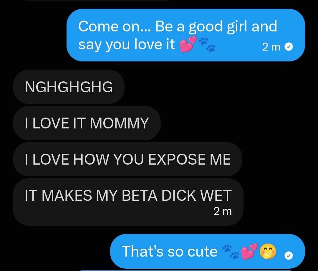 S13P_M124's tweet photo. She is definitly a good little toy ~ 💕🐾

She need to be caged and trained like a good little girl what do you think ? 💕🐾🤭

#sissy #femboy #chastity @HornyFemgod https://t.co/jpuf88xUQc