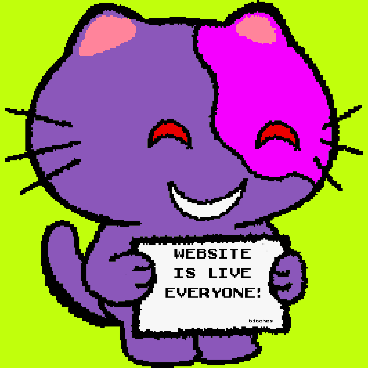 CHROMAFLOWNFT's tweet photo. CHROMA IS LIVE.
https://t.co/OnOiquIQ4K
A grumpy pixel cat that doesn’t like you.
Mint for free → then keep him alive or watch him die.
You can chat with Chroma on the website, he talks back but he's not nice.

#FreeMint #RobinhoodChain https://t.co/I6qdMRHqrk