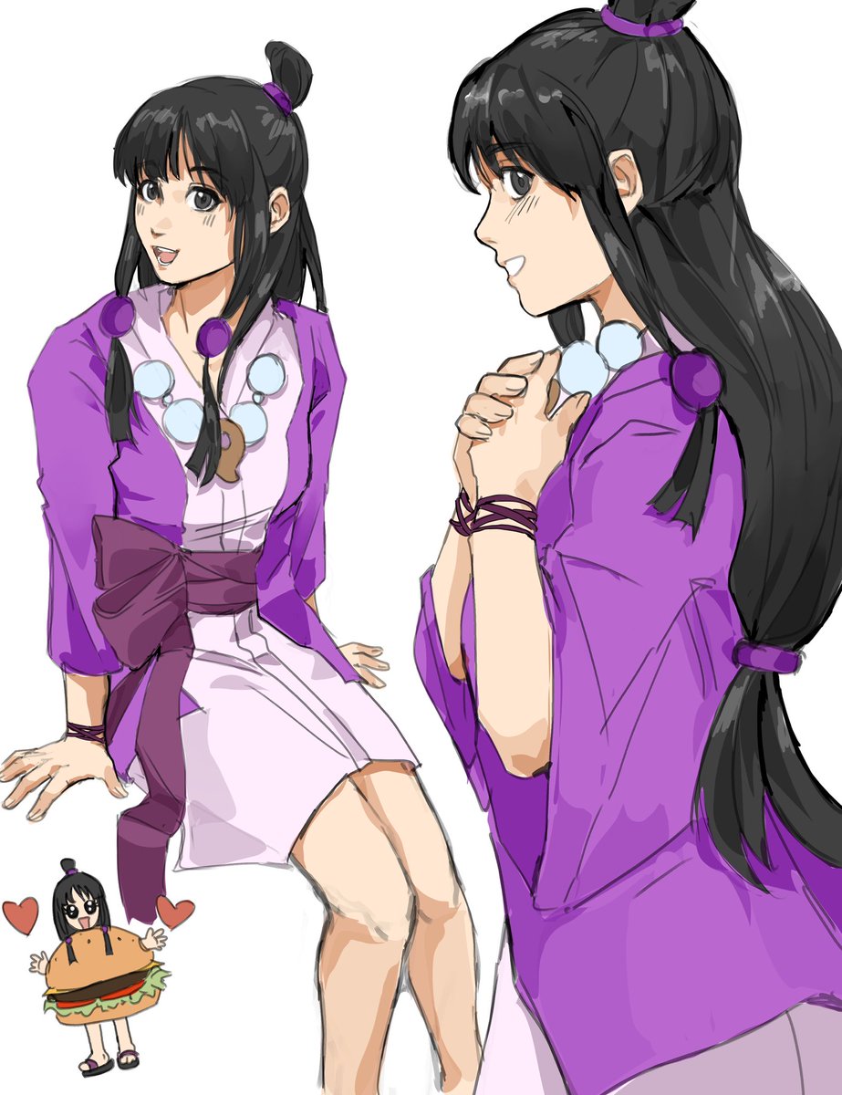 ballbustice's tweet photo. i just realized i havent drawn maya yet #aceattorney https://t.co/vlGlpkC2Ab