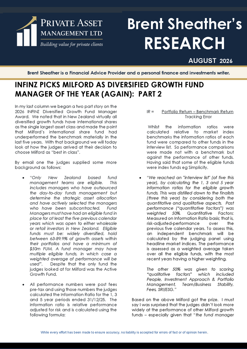 brentsheather's tweet photo. Below is my latest research "INFINZ PICKS MILFORD AS DIVERSIFIED GROWTH FUND MANAGER OF THE YEAR (AGAIN): PART 2", which also appeared in  the NBR. https://t.co/H36EvgixBK