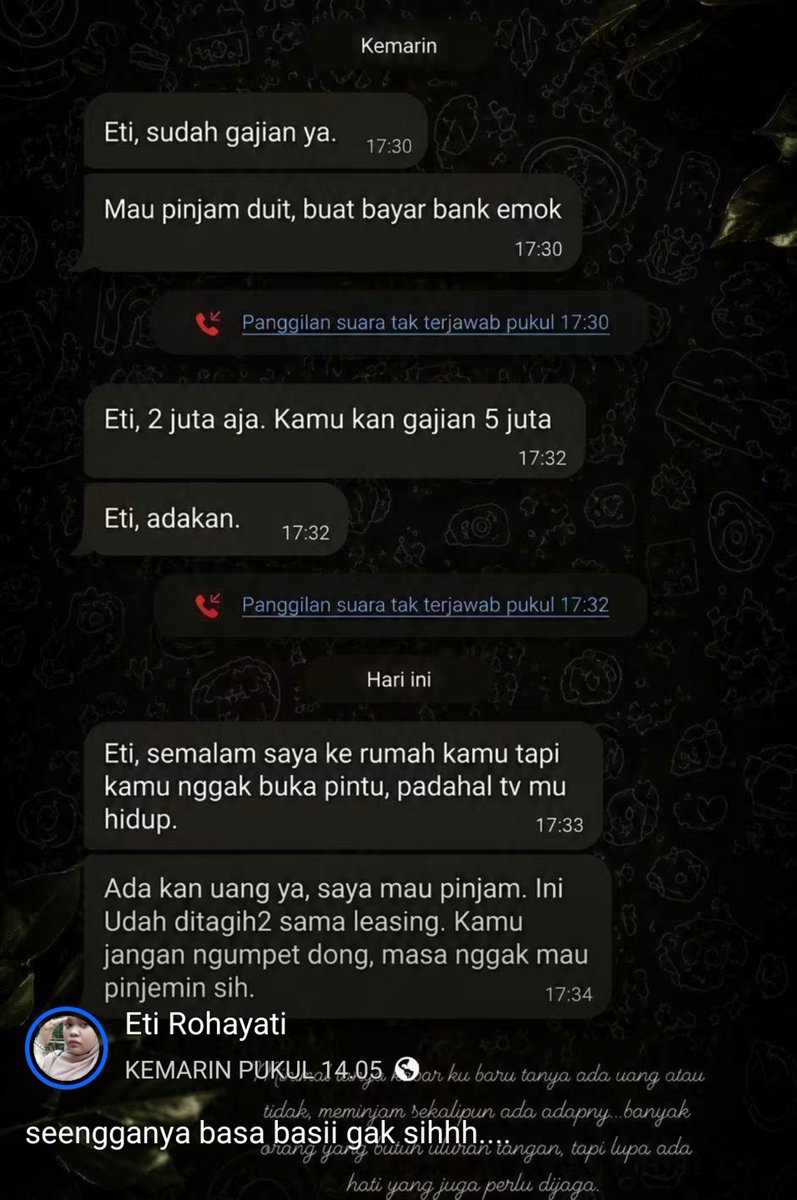 KucengTerbanggg's tweet photo. Cerita hutang lagi https://t.co/47ZoFaQzkO