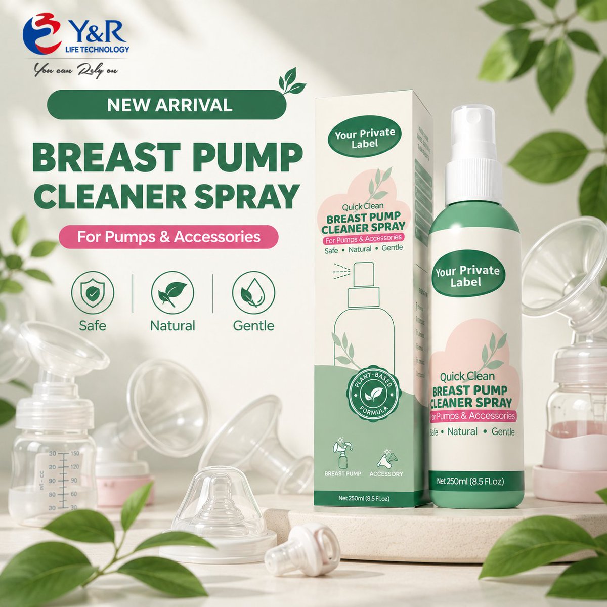 yr_Justinxie's tweet photo. Keep breast pumps & accessories clean with ease.
Y&R International Breast Pump Cleaner Spray: safe, natural, plant-based formula for quick cleaning.
Practical for Home Clean. Private Label available.
#BreastPumpCleaner #HomeClean #PrivateLabel #YRInternational #FMCG https://t.co/45IZM6z60Y