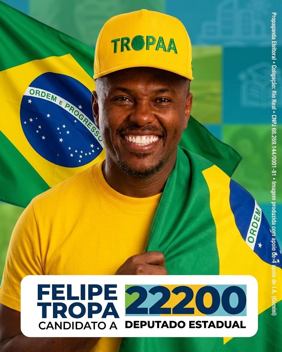 FelipeBolsonare's tweet photo. Galera do Rio de Janeiro. Tmj https://t.co/L7uos57PwK