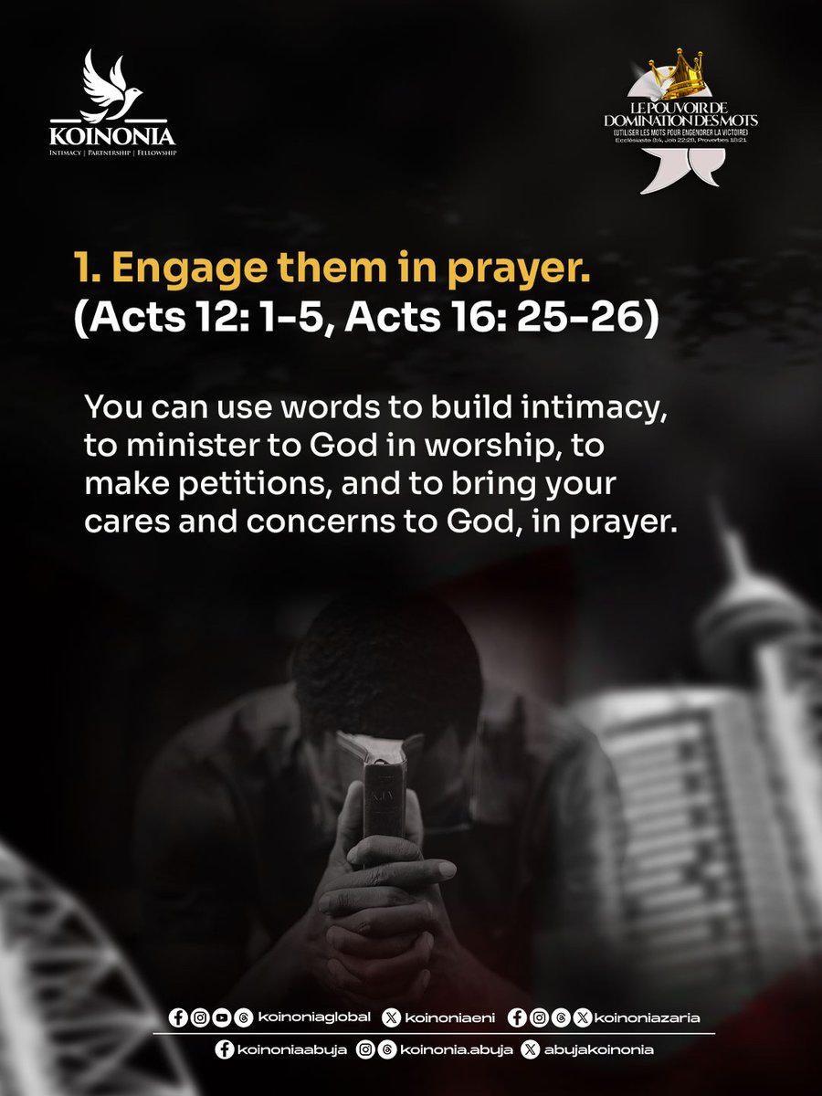 koinoniaeni's tweet photo. #ApostleJoshuaSelman
#TheDominionPowerOfWords
#UsingWordsToBirthVictory
#KoinoniaCanada
#KoinoniaAbuja
#KoinoniaZaria
#KoinoniaGlobal https://t.co/ozNOFEZKqv