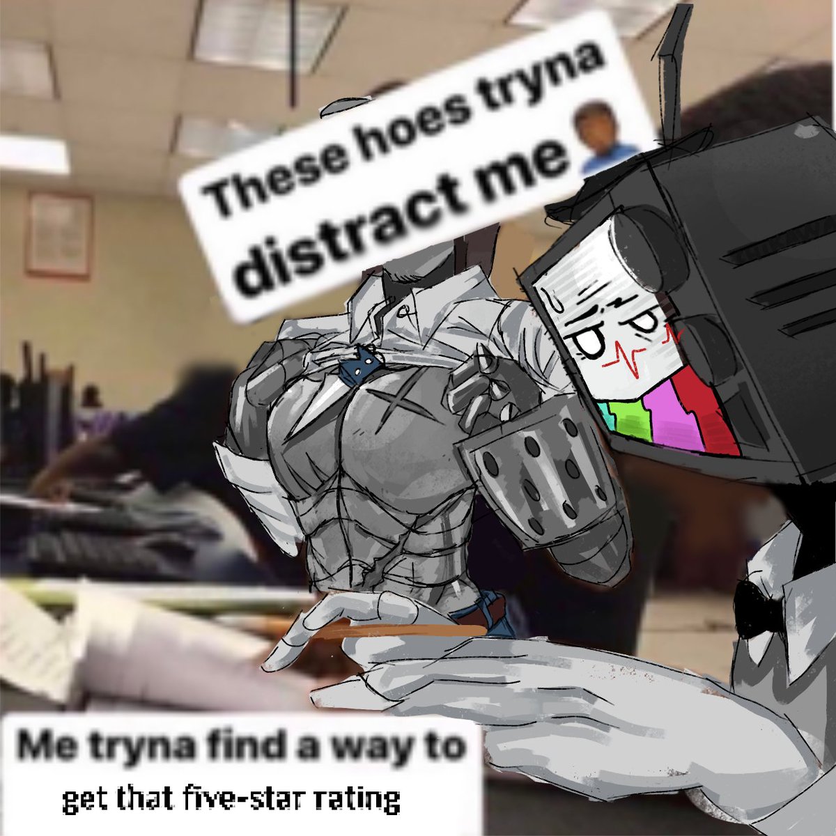 chiikawaswag's tweet photo. Puzzles pass the controller bro #gunshow #smg4gunshow #wpnz #mrpuzzles #meme https://t.co/HfcZ3qOig0