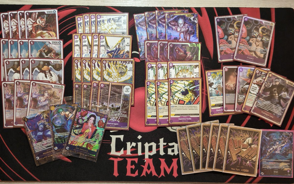 Grande_Luck's tweet photo. 7-1 at Treasure Roja in Chile Finals for 7th place

List from @Wasinhaa 

Mihawk ✅
Enel ❌
Luffy UG ✅ 🎲
Enel ✅🎲
Teach ✅🎲
Mihawk ✅
Rosinante ✅
Luffy UG ✅ https://t.co/j1FNJZVCf7