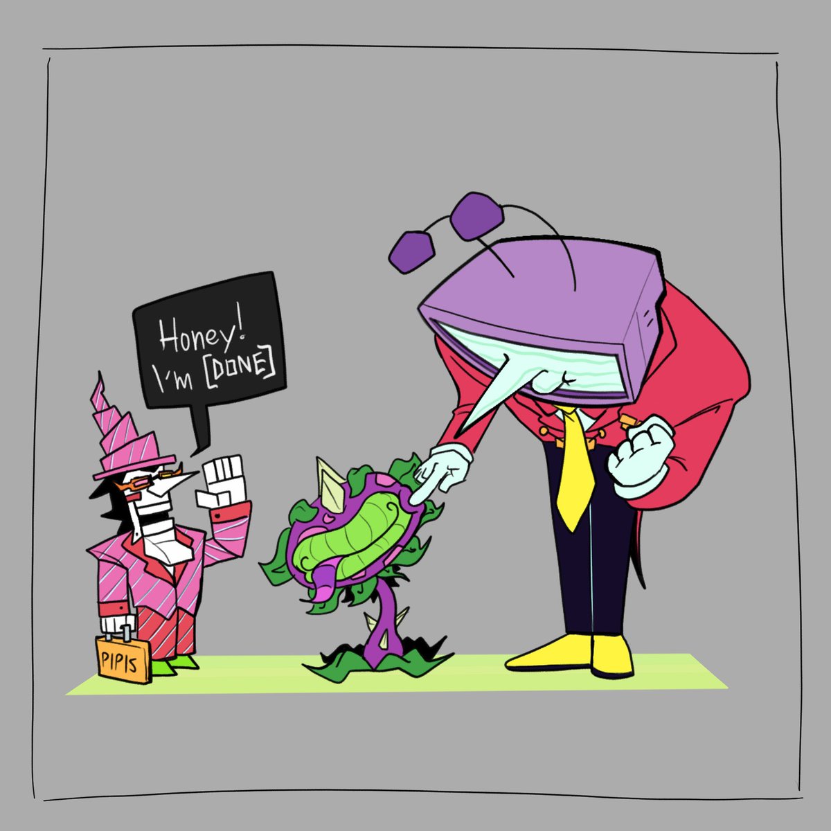 GlutoART's tweet photo. Deltarune castle lawn https://t.co/XdyDYedzpS