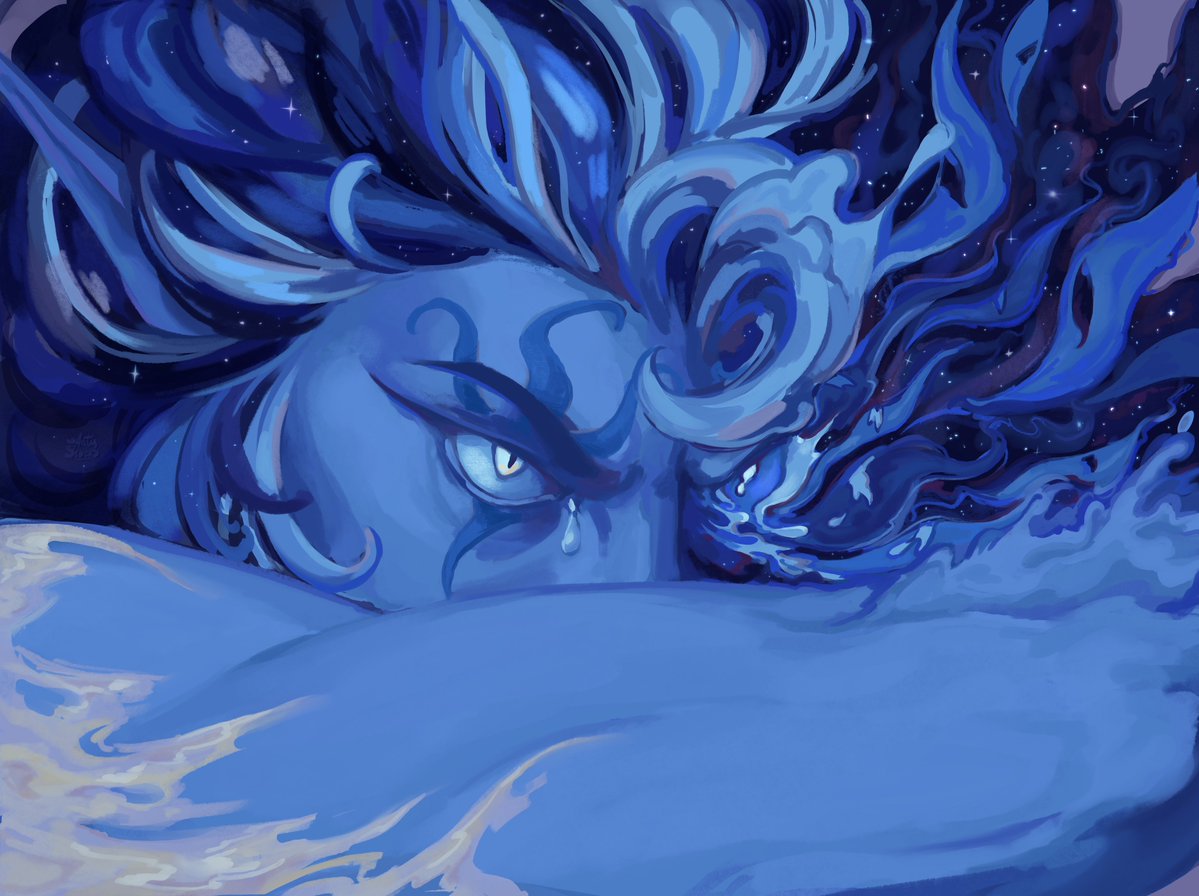 ArtyShocks's tweet photo. Everyone really loved BirdNilla and Smilk as a “Fallen Angel” painting redraw ;> https://t.co/YxCwwbKwDR